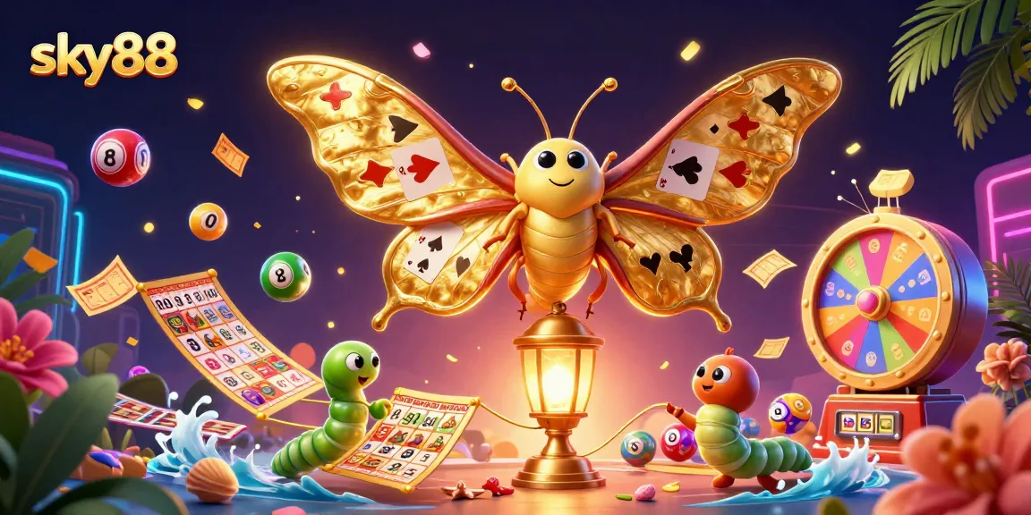 Bet big with sky88 in an enchanting casino world filled with vibrant lottery elements.