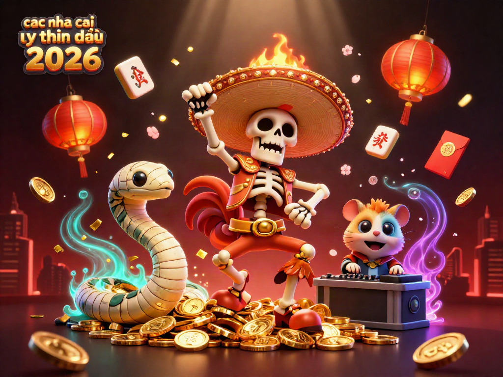Engaging scene of a victory dance by a mariachi rooster amidst gold coins, promoting cac nha cai uy tin hàng đầu 2026.
