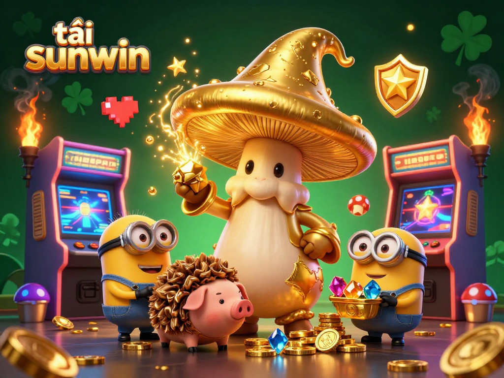 Engage in thrilling adventures with tải sunwin as a golden wizard turns the scene to gold.